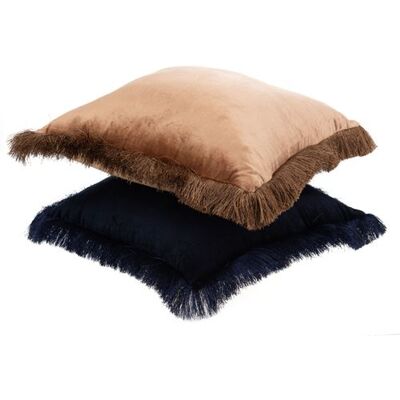 Non communiqué Coussin Iris bleu et ivoire 45x45 cm (lot de 2) - Amadeus - Multicolore - Tissu - Publicité Non communiqué Coussin Iris bleu et ivoire 45x45 cm (lot de 2) - Amadeus - Multicolore - Tissu - Publicité