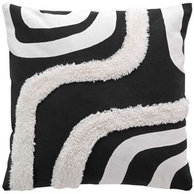 Non communiqué Housse de Coussin Déco "Mirade" 40x40cm Noir Noir - Publicité Non communiqué Housse de Coussin Déco "Mirade" 40x40cm Noir Noir - Publicité