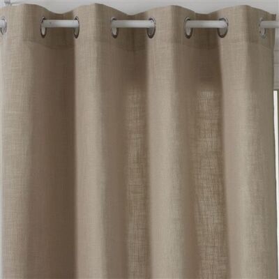 Atmosphera - Rideau Clem - 140 x 260 cm - Couleur lin - CLEM Couleur lin - Publicité Atmosphera - Rideau Clem - 140 x 260 cm - Couleur lin - CLEM Couleur lin - Publicité