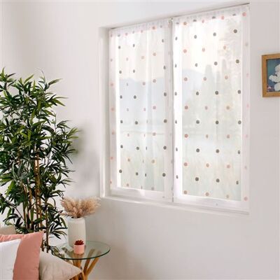 HOME MAISON - Par petits visillos rectos sablé lunares - 60 x 90 cm - Rideaux - Publicité HOME MAISON - Par petits visillos rectos sablé lunares - 60 x 90 cm - Rideaux - Publicité