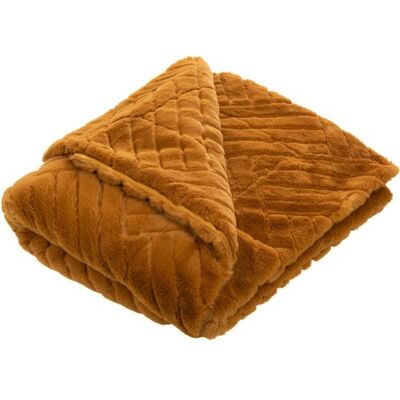 Amadeus - Victoria - Camel - 130x170 cm - Throw blanket - Publicité Amadeus - Victoria - Camel - 130x170 cm - Throw blanket - Publicité