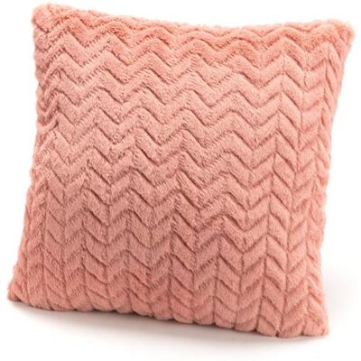 Non communiqué Coussin Chevron rose 40x40 - Amadeus - Rose - Polyester Rose - Publicité Non communiqué Coussin Chevron rose 40x40 - Amadeus - Rose - Polyester Rose - Publicité