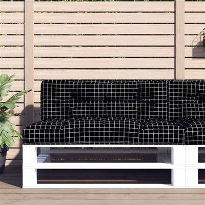 Non communiqué vidaXL Coussin de Palette, Coussin de Siège de Salon, Coussin de Canapé de Jardin, Coussin de Chaise Extérieur, Motif à Carreaux Noir 120x40x12 cm Tissu Noir - Publicité Non communiqué vidaXL Coussin de Palette, Coussin de Siège de Salon, Coussin de Canapé de Jardin, Coussin de Chaise Extérieur, Motif à Carreaux Noir 120x40x12 cm Tissu Noir - Publicité