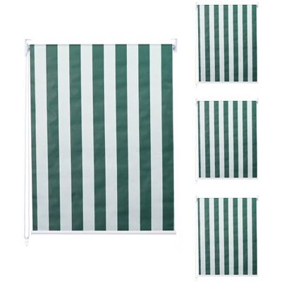 Ensemble de 4 stores enroulables MENDLER HWC-D52 - Protection solaire latérale - Publicité Ensemble de 4 stores enroulables MENDLER HWC-D52 - Protection solaire latérale - Publicité