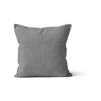 Housse de coussin lin 60x60 cm LINEN gris, par Soleil d'Ocre Gris - Publicité Housse de coussin lin 60x60 cm LINEN gris, par Soleil d'Ocre Gris - Publicité