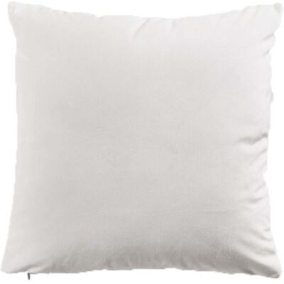 Paris Prix Housse de Coussin Velours "Swart" 40x40cm Naturel Beige - Publicité Paris Prix Housse de Coussin Velours "Swart" 40x40cm Naturel Beige - Publicité