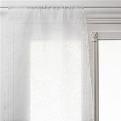 Non communiqué Atmosphera - 2 Voilages Dev effet feuille - 60 x 120 cm - Blanc - Dev Blanc - Publicité Non communiqué Atmosphera - 2 Voilages Dev effet feuille - 60 x 120 cm - Blanc - Dev Blanc - Publicité