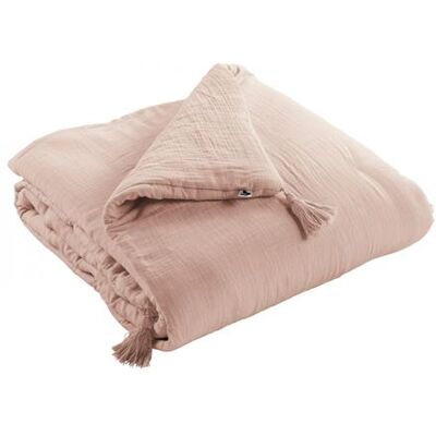 Non communiqué Couvre-pied 150x150cm Capitonné Gaze de Coton Guimauve - OUREA - ALTOBUY Rose - Publicité Non communiqué Couvre-pied 150x150cm Capitonné Gaze de Coton Guimauve - OUREA - ALTOBUY Rose - Publicité