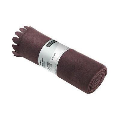 James & Nicholson Plaid couverture polaire à franges arrondies - JN957 - marron - taille:unique Marron - Publicité James & Nicholson Plaid couverture polaire à franges arrondies - JN957 - marron - taille:unique Marron - Publicité
