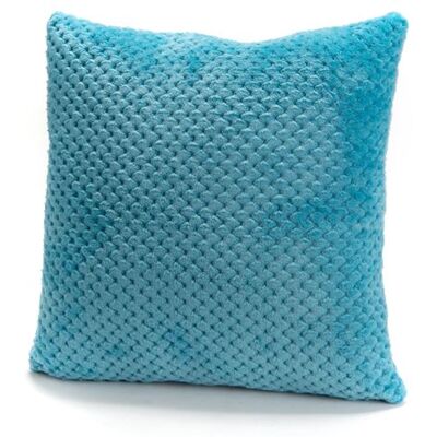 Non communiqué Coussin Damier turquoise 40x40 cm - Amadeus - Bleu - Bleu - Publicité Non communiqué Coussin Damier turquoise 40x40 cm - Amadeus - Bleu - Bleu - Publicité