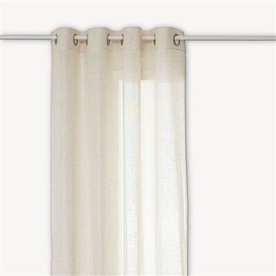 Non communiqué Atmosphera - Voilage effet lin ALLA - 140 x 240 cm - Beige - Alla Beige - Publicité Non communiqué Atmosphera - Voilage effet lin ALLA - 140 x 240 cm - Beige - Alla Beige - Publicité