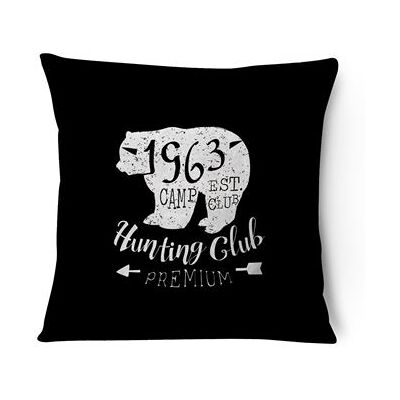Home Mania - Housse de coussin en velours ours Forest - L. 43 x l. 43 cm - Noir - Velvet Noir - Publicité Home Mania - Housse de coussin en velours ours Forest - L. 43 x l. 43 cm - Noir - Velvet Noir - Publicité