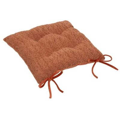 Non communiqué Atmosphera Créateur d'intérieur - Galette de Chaise Bouclette "Soana" 38x38cm Terracotta - Publicité Non communiqué Atmosphera Créateur d'intérieur - Galette de Chaise Bouclette "Soana" 38x38cm Terracotta - Publicité