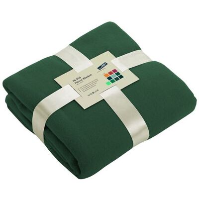 James & Nicholson Plaid couverture polaire 130 x 170 - JN950 - vert foncé - taille:unique - Publicité James & Nicholson Plaid couverture polaire 130 x 170 - JN950 - vert foncé - taille:unique - Publicité