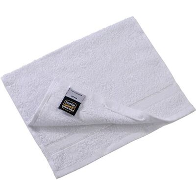 Myrtle Beach Serviette d'invité - éponge - MB436 - blanc Blanc - Publicité Myrtle Beach Serviette d'invité - éponge - MB436 - blanc Blanc - Publicité