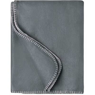 James & Nicholson Plaid couverture polaire bords droits - JN1901 - gris clair Gris - Publicité James & Nicholson Plaid couverture polaire bords droits - JN1901 - gris clair Gris - Publicité