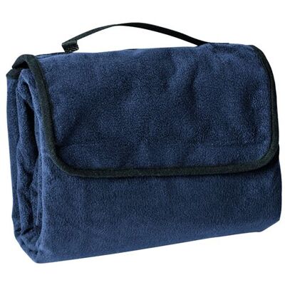 James & Nicholson Plaid couverture polaire pique-nique 130 x 150 - JN953 - bleu marine - taille:unique Bleu - Publicité James & Nicholson Plaid couverture polaire pique-nique 130 x 150 - JN953 - bleu marine - taille:unique Bleu - Publicité