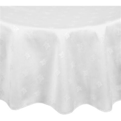 Nappe Ronde Blanche Mitre Luxury - 2300mm - Publicité Nappe Ronde Blanche Mitre Luxury - 2300mm - Publicité