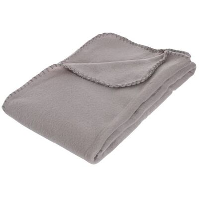 Atmosphera - Plaid polaire - 125 x 150 cm - Gris - POLAR Gris - Publicité Atmosphera - Plaid polaire - 125 x 150 cm - Gris - POLAR Gris - Publicité