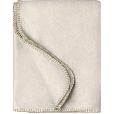 James & Nicholson Plaid couverture polaire bords droits - JN1901 - beige écru Beige - Publicité James & Nicholson Plaid couverture polaire bords droits - JN1901 - beige écru Beige - Publicité