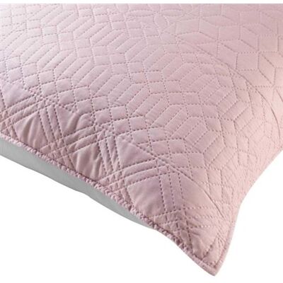 Douceur d'intérieur Housse de Coussin "Cottage" 45x45cm Rose & Gris Rose - Publicité Douceur d'intérieur Housse de Coussin "Cottage" 45x45cm Rose & Gris Rose - Publicité