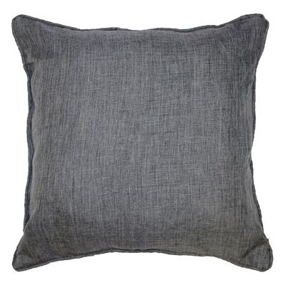 Douceur d'intérieur Coussin passepoil 40 x 40 cm chambray uni newton Anthracite Gris - Publicité Douceur d'intérieur Coussin passepoil 40 x 40 cm chambray uni newton Anthracite Gris - Publicité