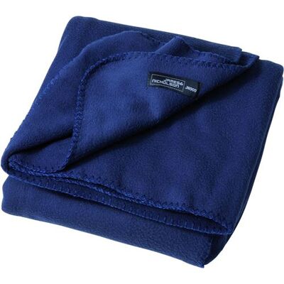 James & Nicholson Plaid couverture polaire 2 en 1 - JN900 - bleu marine Bleu - Publicité James & Nicholson Plaid couverture polaire 2 en 1 - JN900 - bleu marine Bleu - Publicité