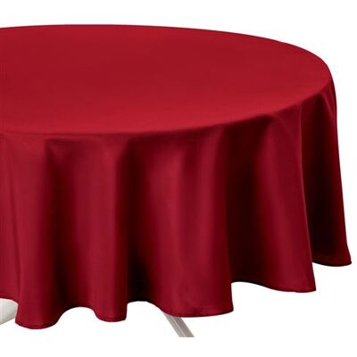 Atmosphera - Nappe anti-taches ronde Ophy - Diam 180 cm - Rouge Rouge - Publicité Atmosphera - Nappe anti-taches ronde Ophy - Diam 180 cm - Rouge Rouge - Publicité