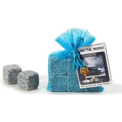 On The Rocks - Sachet Coton 6 Glacons Granit - Publicité On The Rocks - Sachet Coton 6 Glacons Granit - Publicité