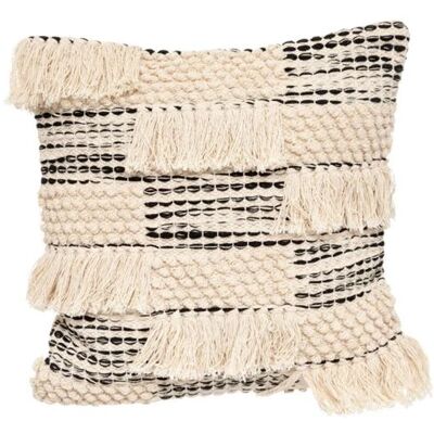 Non communiqué Atmosphera Créateur d'intérieur - Coussin Déco 3D "Nœud" 45x45cm Noir & Blanc Noir - Publicité Non communiqué Atmosphera Créateur d'intérieur - Coussin Déco 3D "Nœud" 45x45cm Noir & Blanc Noir - Publicité