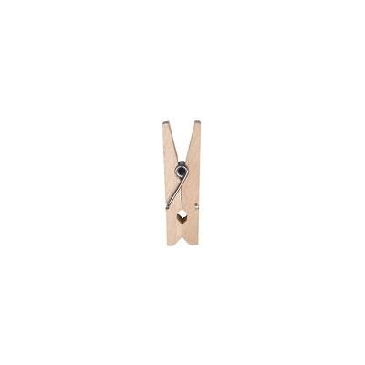 SANTEX Mini Pinces Bois 2,5Cm Naturel - Publicité SANTEX Mini Pinces Bois 2,5Cm Naturel - Publicité