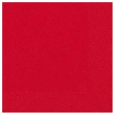 Duni serviette 33x33 3 plis x 20 rouge Rouge - Publicité Duni serviette 33x33 3 plis x 20 rouge Rouge - Publicité