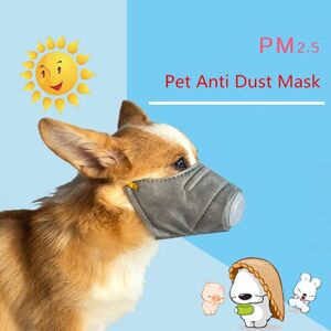 Générique 3pc Dog Coton Masque bouche pour animaux PM2,5 respiratoire Filtre masques anti-poussière - Publicité Générique 3pc Dog Coton Masque bouche pour animaux PM2,5 respiratoire Filtre masques anti-poussière - Publicité