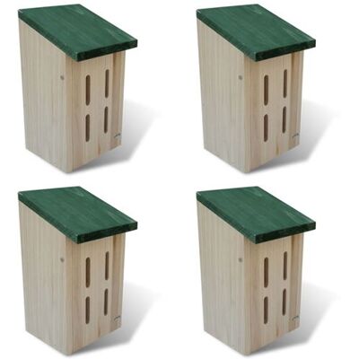 vidaXL Maisons pour papillons 14 x 15 x 22 cm lot de 4 - Maison de Papillons - Publicité vidaXL Maisons pour papillons 14 x 15 x 22 cm lot de 4 - Maison de Papillons - Publicité