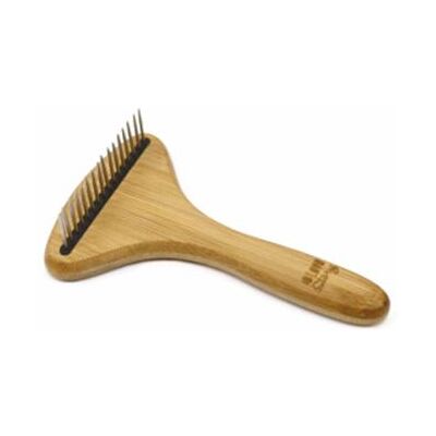 Non communiqué Peigne à Démêler Chien & Chat "Bambou" 17cm Naturel - Publicité Non communiqué Peigne à Démêler Chien & Chat "Bambou" 17cm Naturel - Publicité