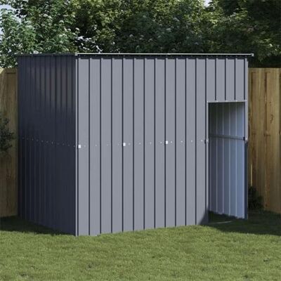 Maison pour chiens avec toit - Acier galvanisé - 214x153x181 cm - Publicité Maison pour chiens avec toit - Acier galvanisé - 214x153x181 cm - Publicité