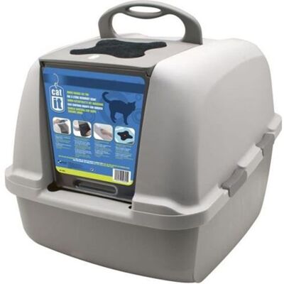 Non communiqué Maison de toilette Bac a litiere pour chat CATIT Airsift Jumbo Systeme de filtration in - Publicité Non communiqué Maison de toilette Bac a litiere pour chat CATIT Airsift Jumbo Systeme de filtration in - Publicité