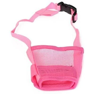 Tempsa Réglable Chien Mesh Muselière Masque Museau Nylon à Bouche Anti Aboiement Morsure Sécurité à Chiot Puppy Rose M Rose - Publicité Tempsa Réglable Chien Mesh Muselière Masque Museau Nylon à Bouche Anti Aboiement Morsure Sécurité à Chiot Puppy Rose M Rose - Publicité