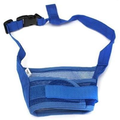 Tempsa Réglable Chien Mesh Muselière Masque Museau Nylon à Bouche Anti Aboiement Morsure Sécurité à Chiot Puppy Bleu XL Bleu - Publicité Tempsa Réglable Chien Mesh Muselière Masque Museau Nylon à Bouche Anti Aboiement Morsure Sécurité à Chiot Puppy Bleu XL Bleu - Publicité