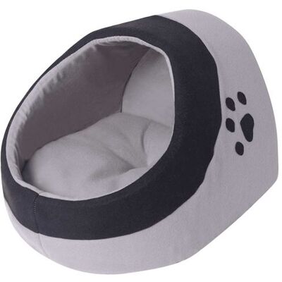 vidaXL Maison pour Chat Gris et Noir L - Maison pour chats - Publicité vidaXL Maison pour Chat Gris et Noir L - Maison pour chats - Publicité
