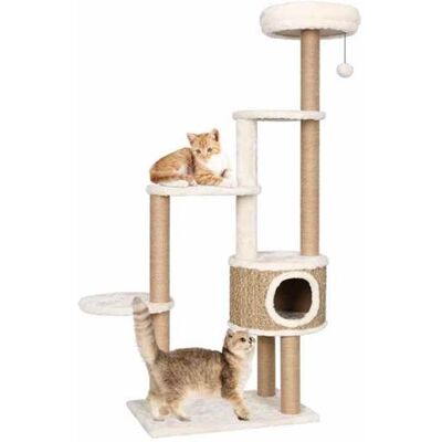 Arbre à chat avec coussins de luxe et griffoir - 148cm vidaXL - Publicité Arbre à chat avec coussins de luxe et griffoir - 148cm vidaXL - Publicité