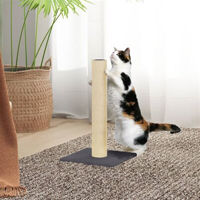 Poteau à griffer pour chat gris foncé 22x22x45 cm - Publicité Poteau à griffer pour chat gris foncé 22x22x45 cm - Publicité