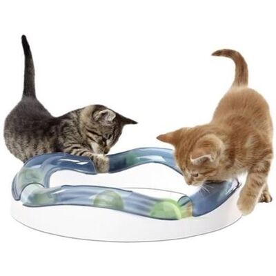 Catit CAT IT Aire de jeux Speed Circuit avec balle lumineuse - Pour chat - Publicité Catit CAT IT Aire de jeux Speed Circuit avec balle lumineuse - Pour chat - Publicité