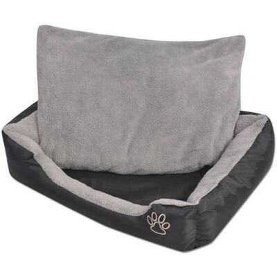 vidaXL Lit pour chiens avec coussin rembourré taille M noir - Lit pour chiens - Publicité vidaXL Lit pour chiens avec coussin rembourré taille M noir - Lit pour chiens - Publicité