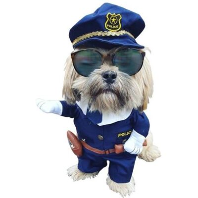 Eurowebbiz Costume de chien policier - Déguisement de police pour chien - Publicité Eurowebbiz Costume de chien policier - Déguisement de police pour chien - Publicité