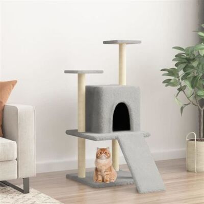 vidaXL Griffoir pour chat gris clair 110 cm (172038) - Publicité vidaXL Griffoir pour chat gris clair 110 cm (172038) - Publicité