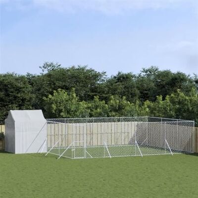 vidaxl - Enclos pour chiens en acier 10x6x2,5m - Extérieur - Publicité vidaxl - Enclos pour chiens en acier 10x6x2,5m - Extérieur - Publicité