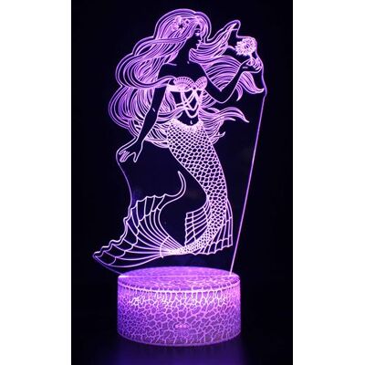 Stack Lampe 3D Tactile Veilleuses Enfant 7 Couleurs avec Telecommande - Sirène #1106 - Publicité Stack Lampe 3D Tactile Veilleuses Enfant 7 Couleurs avec Telecommande - Sirène #1106 - Publicité