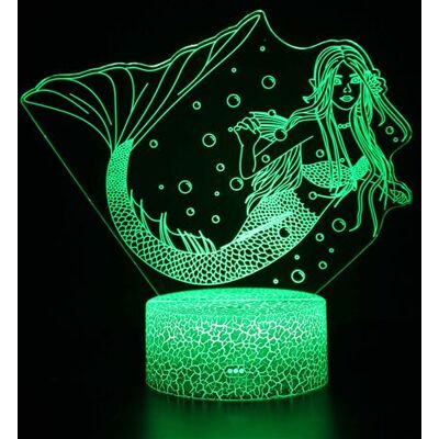 Stack Lampe 3D Tactile Veilleuses Enfant 7 Couleurs avec Telecommande - Sirène #1162 - Publicité Stack Lampe 3D Tactile Veilleuses Enfant 7 Couleurs avec Telecommande - Sirène #1162 - Publicité