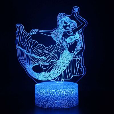 Stack Lampe 3D Tactile Veilleuses Enfant 7 Couleurs avec Telecommande - Sirène #1164 - Publicité Stack Lampe 3D Tactile Veilleuses Enfant 7 Couleurs avec Telecommande - Sirène #1164 - Publicité